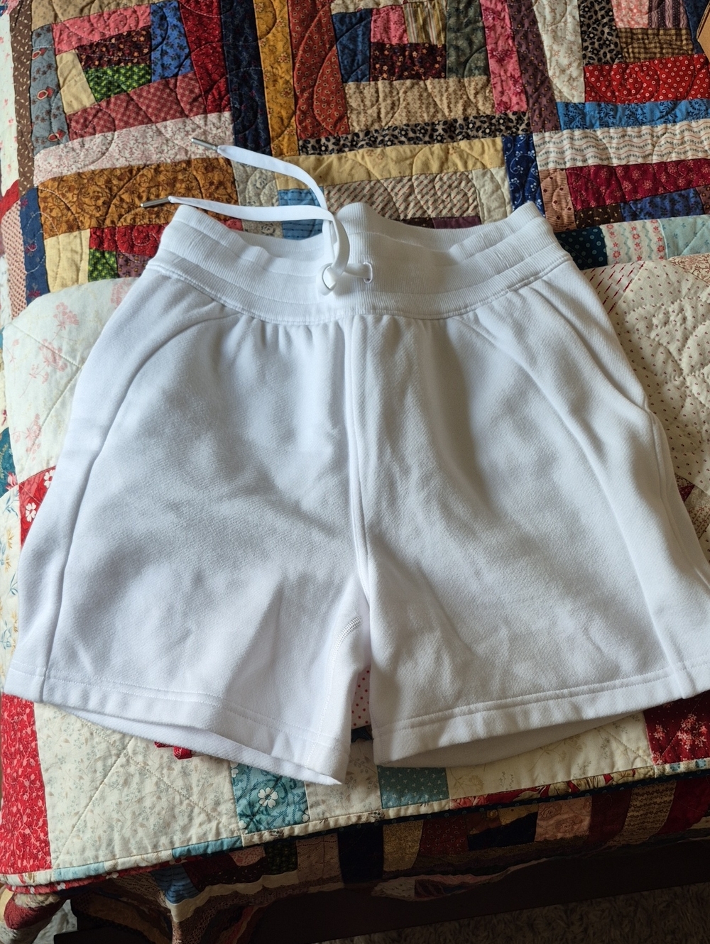 lululemon athletica White Athletic Drawstring Shorts